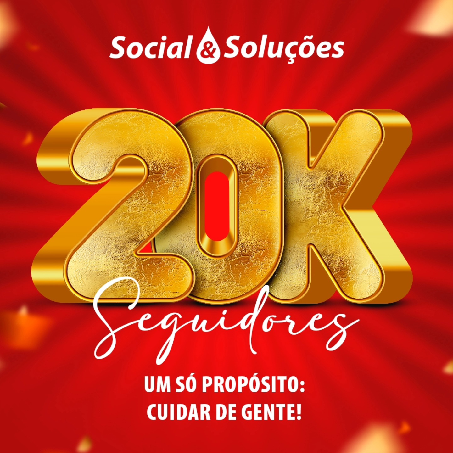 20.000 pessoas que acreditam que marketing e cuidado podem andar juntos, que geramos experiência e impacto real.