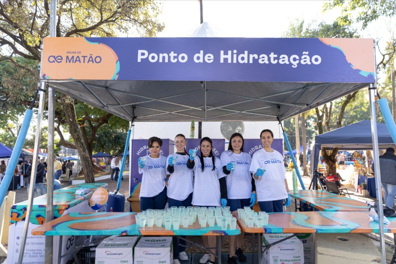Águas de Matão distribui mais de 2.500 litros de água potável durante a 78ª edição do Corpus Christi