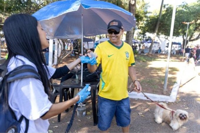 Águas de Matão distribuiu mais de 2.500 litros de água no Corpus Christi
