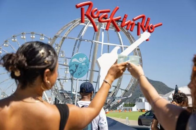 Rock in Rio: com sol e calorão, primeiro dia do festival teve mais de dez mil litros de água distribuídos ao público