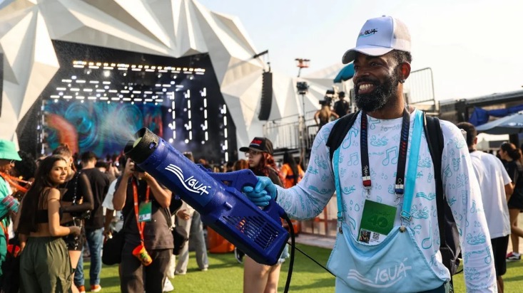 Iguá Rio leva aguadeiros e vaporizadores ao Rock in Rio 2026