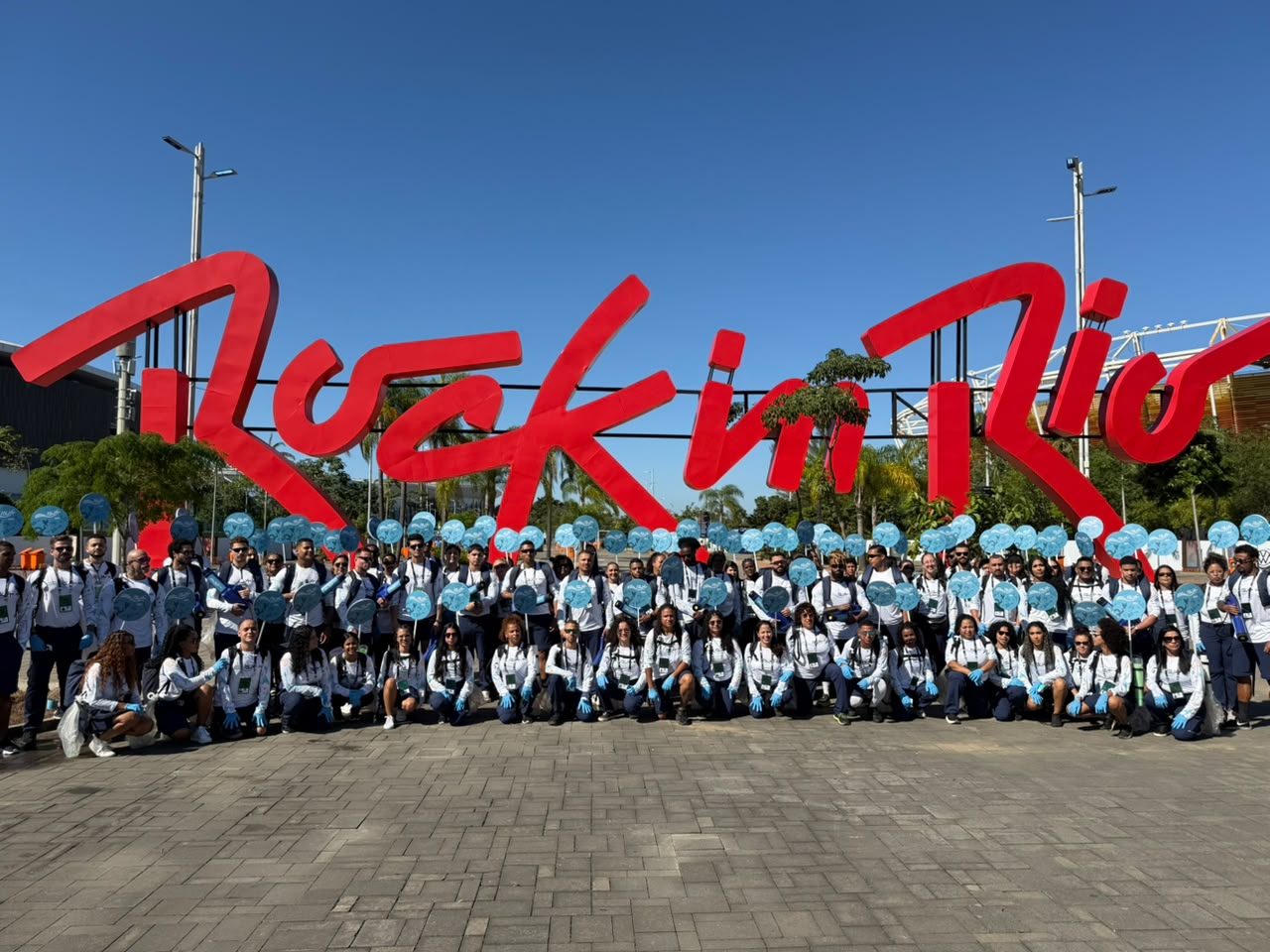 Hidratação no Rock in Rio 2026