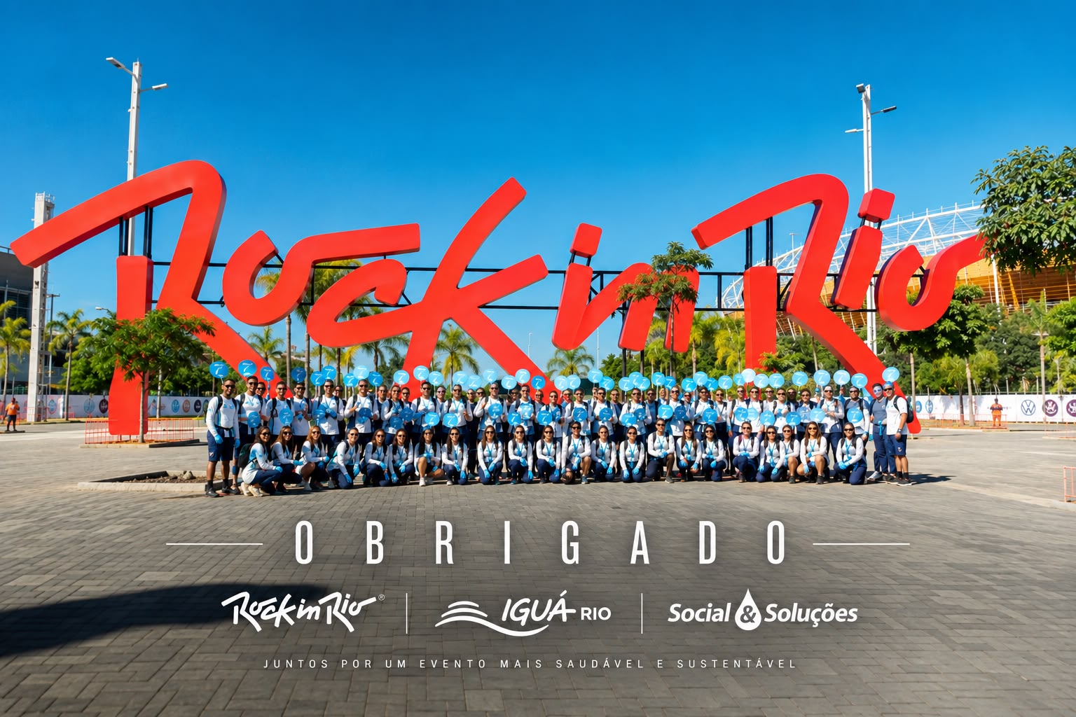 OBRIGADO, @igua.rio . OBRIGADO, @rockinrio 💧💙